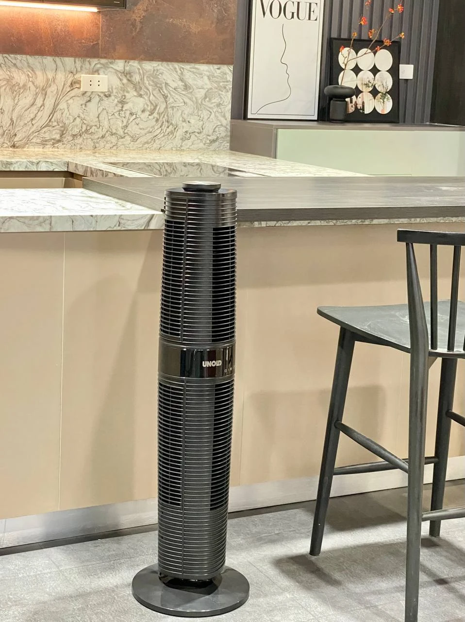 Quạt tháp Unold Super Air Smart Turmventilator 360 màu đen - EuromiXX