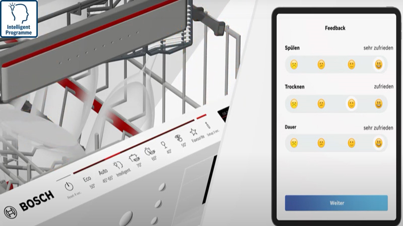 Máy rửa bát Bosch SMI8YCS03E Intelligent Programme