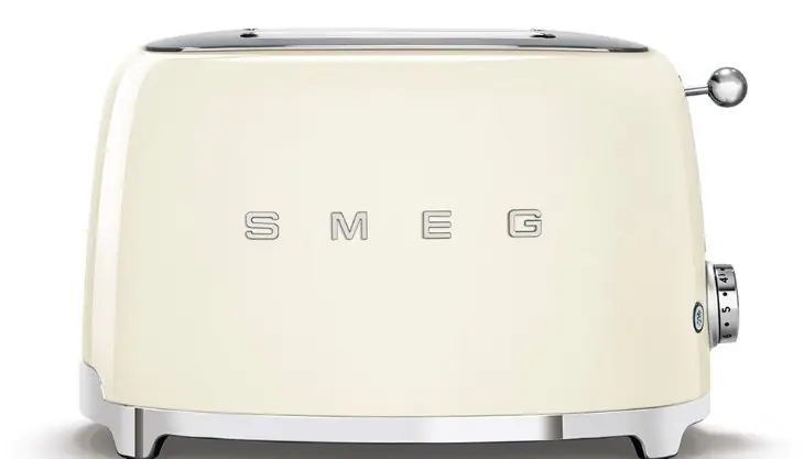 Máy nướng bánh mì Smeg Toaster màu kem (SMEG TSF01CREU)