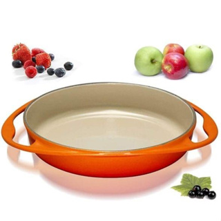 Chảo 2 quai cách điệu Le Creuset Tarte Tatin Backform Orange