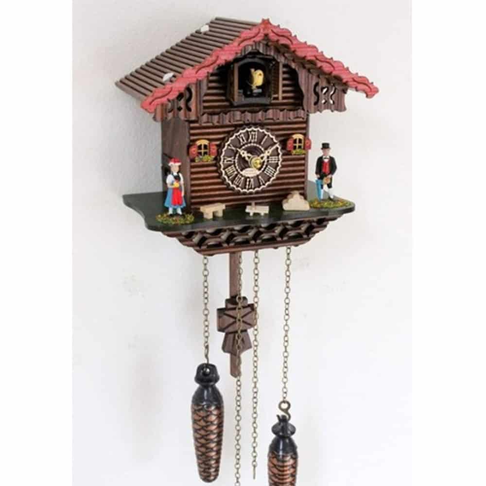 Đồng Hồ Cuckoo Clockvilla Hettich Uhren HE20 Cặp Đôi Rừng Đen