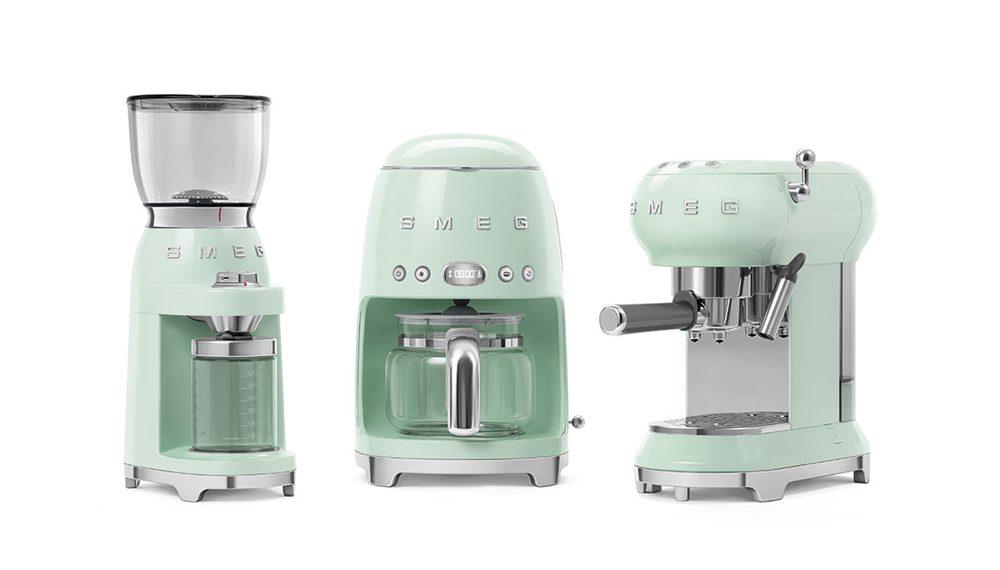 Máy Xay Hạt Cà Phê Smeg CGF01PGEU Pastel Green