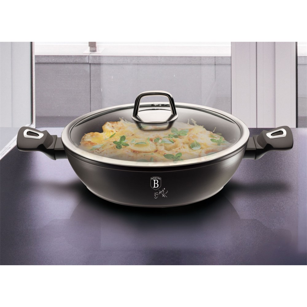 Cuisson Berlinger Haus 3.8l 28cm Black Silver () • prix 49 EUR • (BH1850, BH-1850)