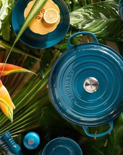 Nồi gang Le Creuset Brater rund Evo 24cm Deep Teal