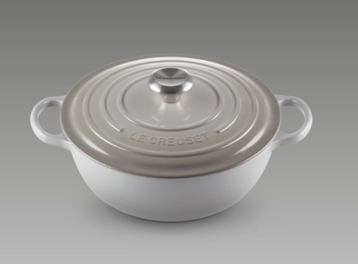 Nồi gang sâu lòng LeCreuset La Marmite, schwarz... | Leflair