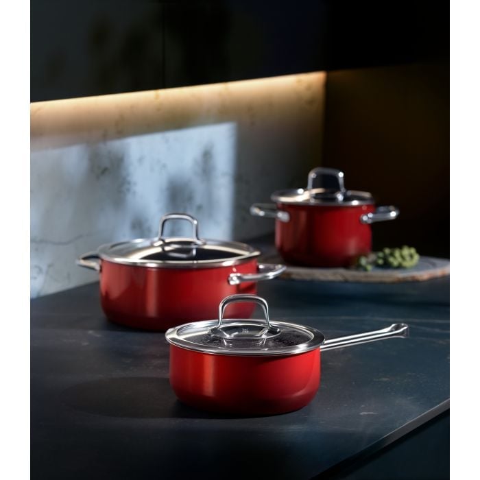 WMF Fusiontec Compact Saucepan 18cm Red