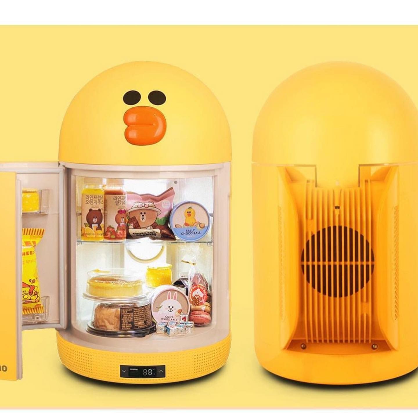 Tủ lạnh mini Ccomo x Line Friends nhập khẩu Hàn Quốc