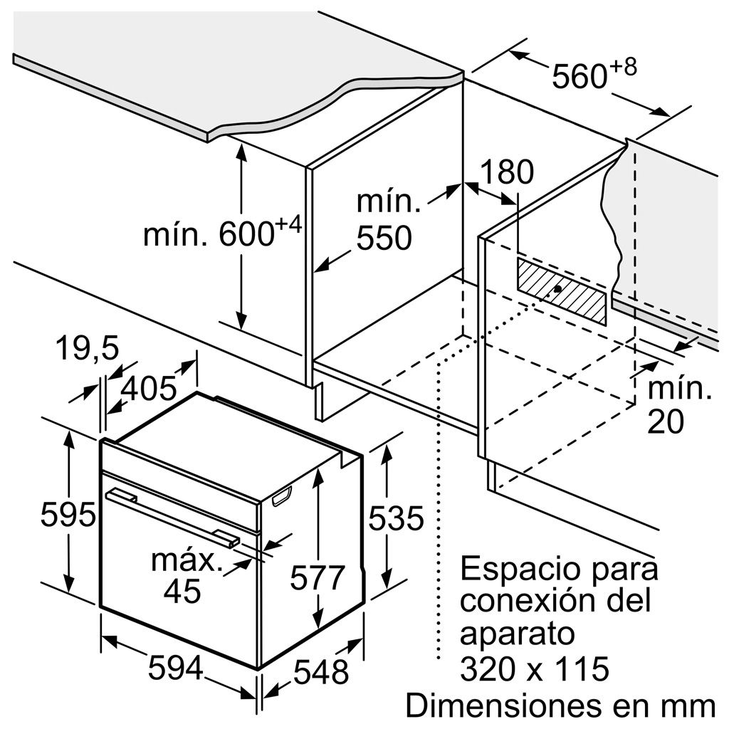 Thông số LÒ NƯỚNG ÂM TỦ BOSCH HBG675BS1