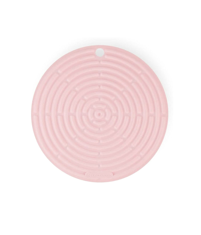 Lót Nồi LeCreuset Silikon Topflappen Rund 20cm Shell Pink