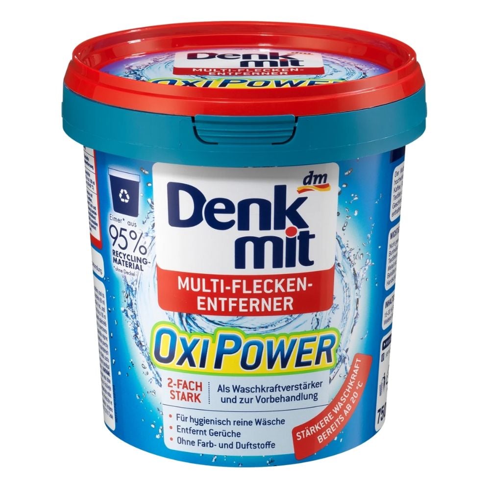 Bột tẩy vết thương cho quần áo màu Denkmit Oxi Power - 750g