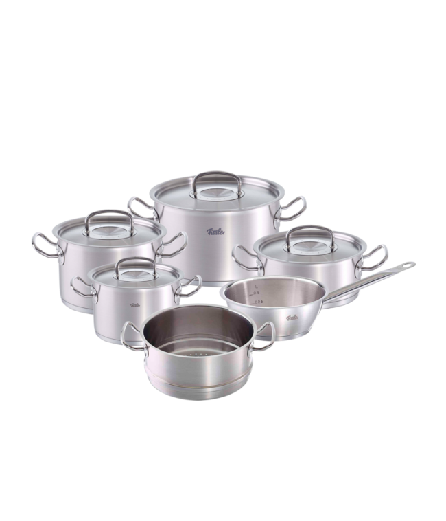 Bộ nồi Fissler Profi Original set 6 kèm xửng hấp