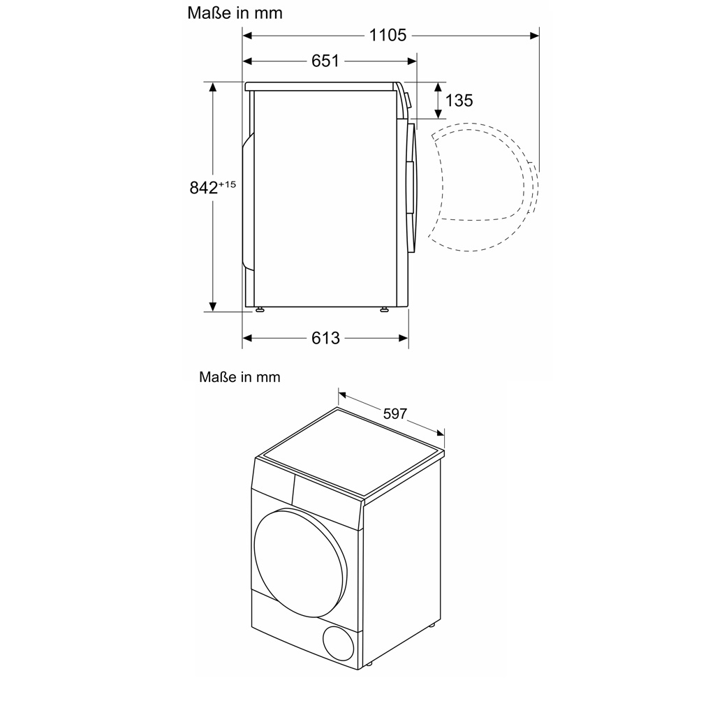 Thông số MÁY SẤY BOSCH WQB245B40