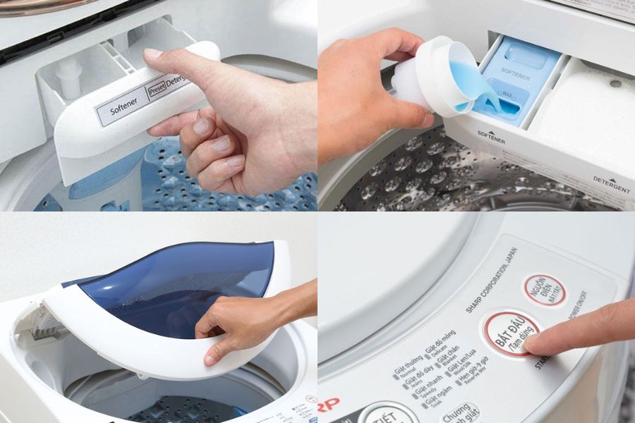 Softener Ở Máy Giặt Là Gì? 4 bước vệ sinh hoàn hảo