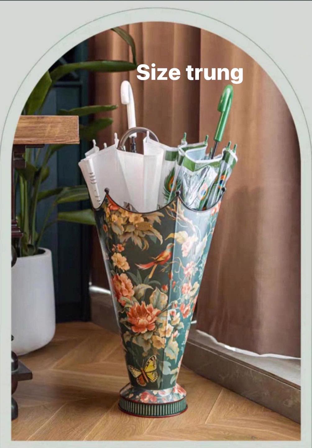 Giá đựng ô Magrace Paris size trung 3 màu xanh đậm