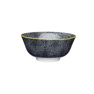 Mikasa BLACK FLORAL BOWL