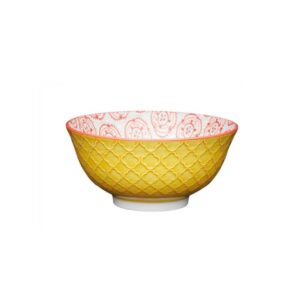 Mikasa YELLOW FLORAL BOWL