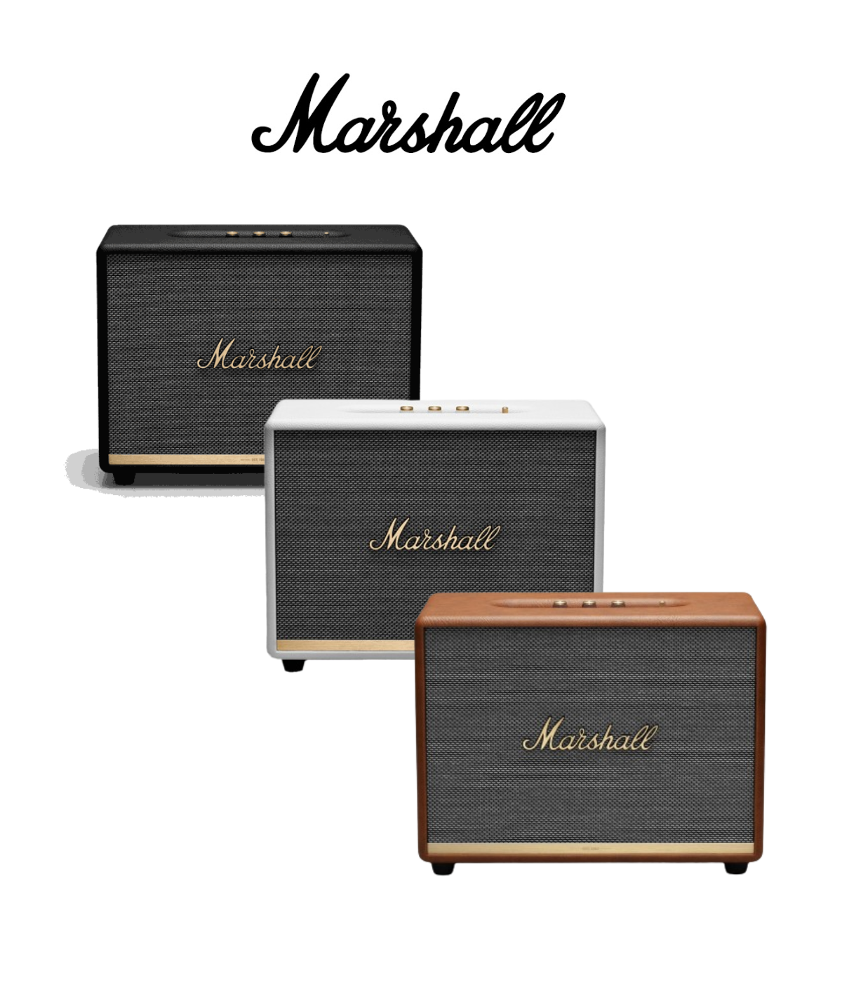Loa Marshall Woburn 2 (Đen/Nâu/Trắng)