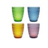 Bộ 4 cốc thủy tinh Highgate Collection 4 màu 295ml