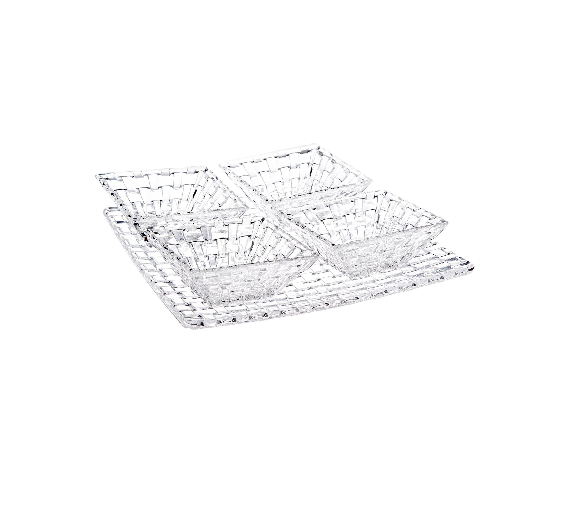 Bộ 5 Món Đĩa Và Khay Đựng Nachtmann 90023 Bossa Nova