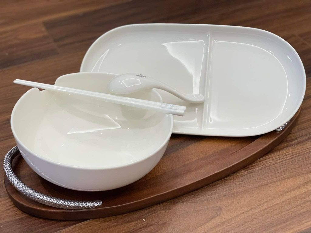 Bộ bát ăn phở đũa thìa đĩa Villeroy & Boch