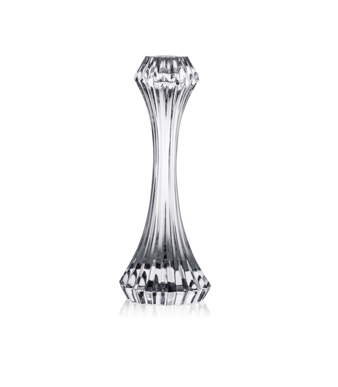Chân nến Rogaska Crown Jewel 25cm màu trắng