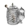 Hũ đựng mật ong Crystal Bohemia 15cm kèm cây khuấy