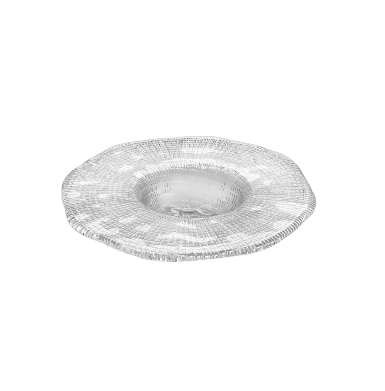 Đĩa tròn IVV Diamante Piatto trắng 21cm