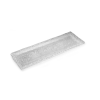 Đĩa chữ nhật IVV Diamante trắng 43x13cm