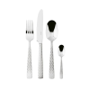 SET DAO THÌA DĨA SAMBONET CORTINA 24 MÓN MÀU BẠC