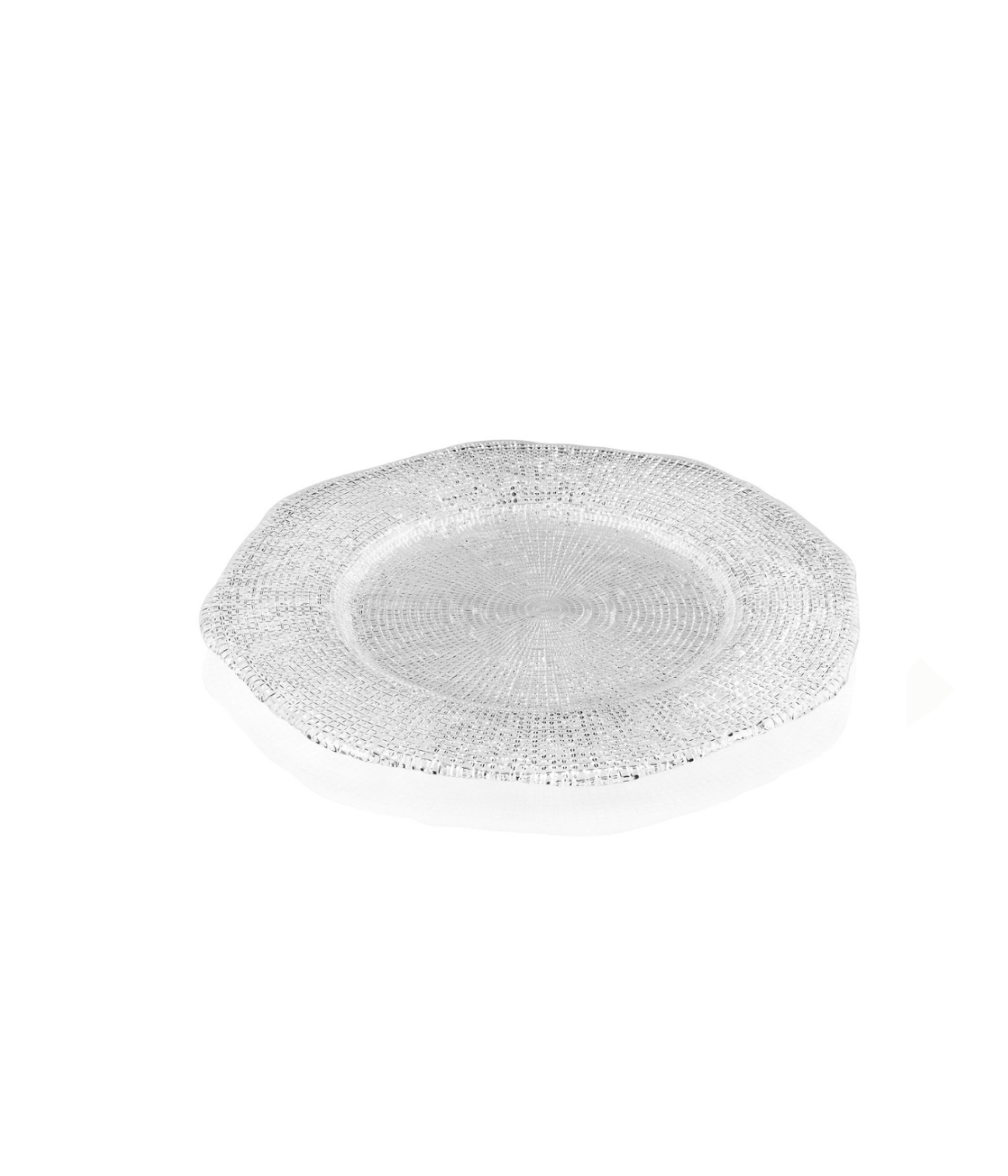 Đĩa tròn IVV Diamante Changer Trắng 34cm