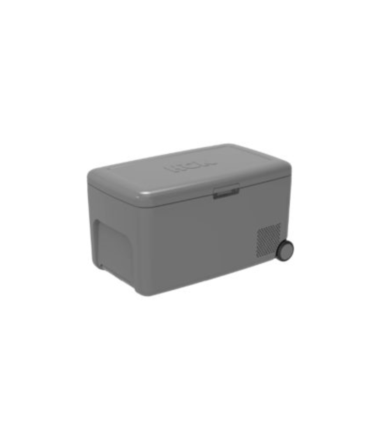 Tủ lạnh mini dã ngoại HCK dung tích 16L màu xám có tay kéo