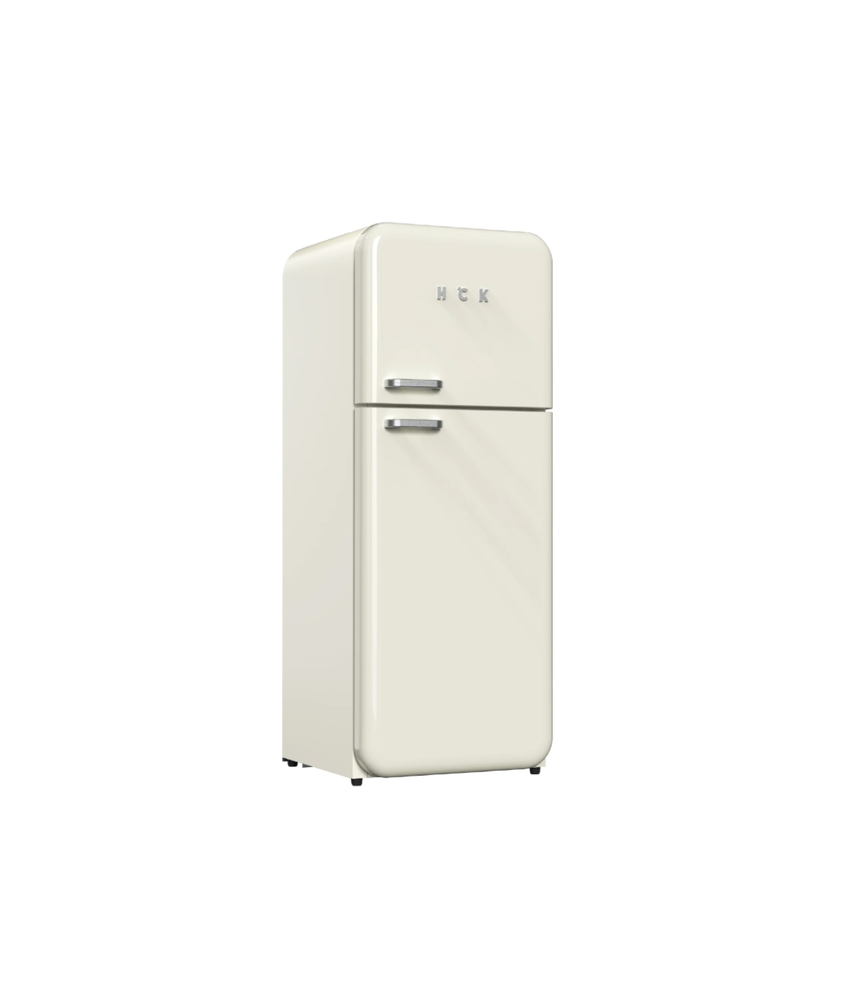 Tủ lạnh retro HCK màu kem dung tích 192L 2 ngăn