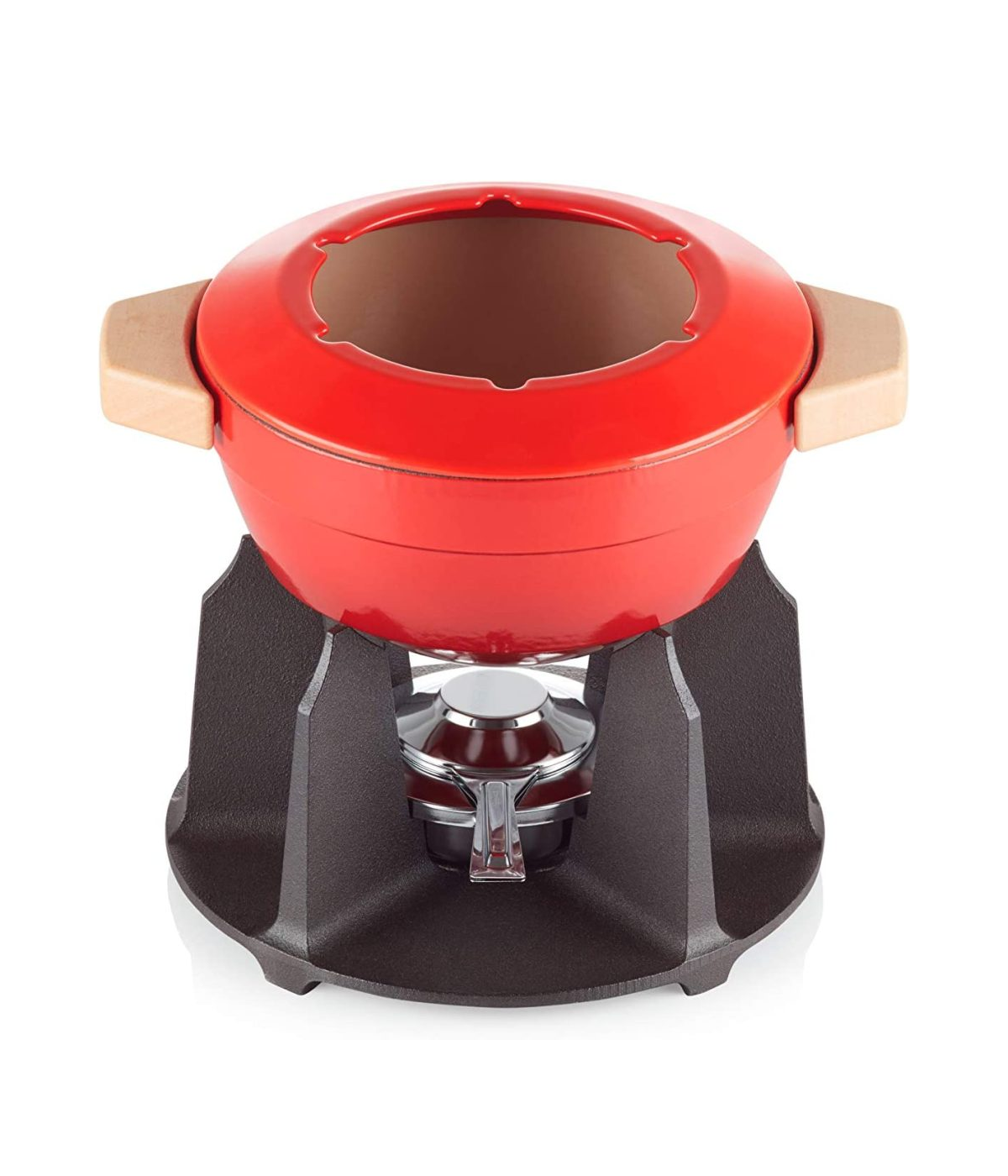 Nồi Ăn Lẩu Lecreuset Fondue Set M. Holzgriff 2l Kirsche