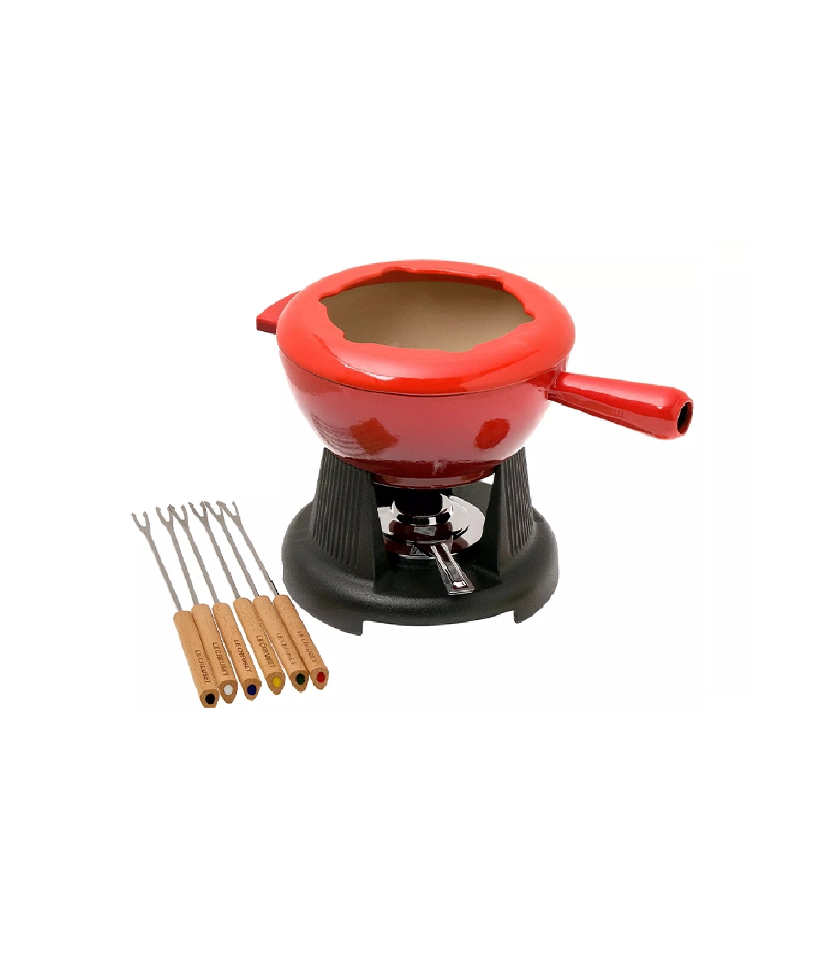 Nồi Ăn Lẩu Phô Mai Lecreuset Fondue Set 2L Kirsch Màu Đỏ