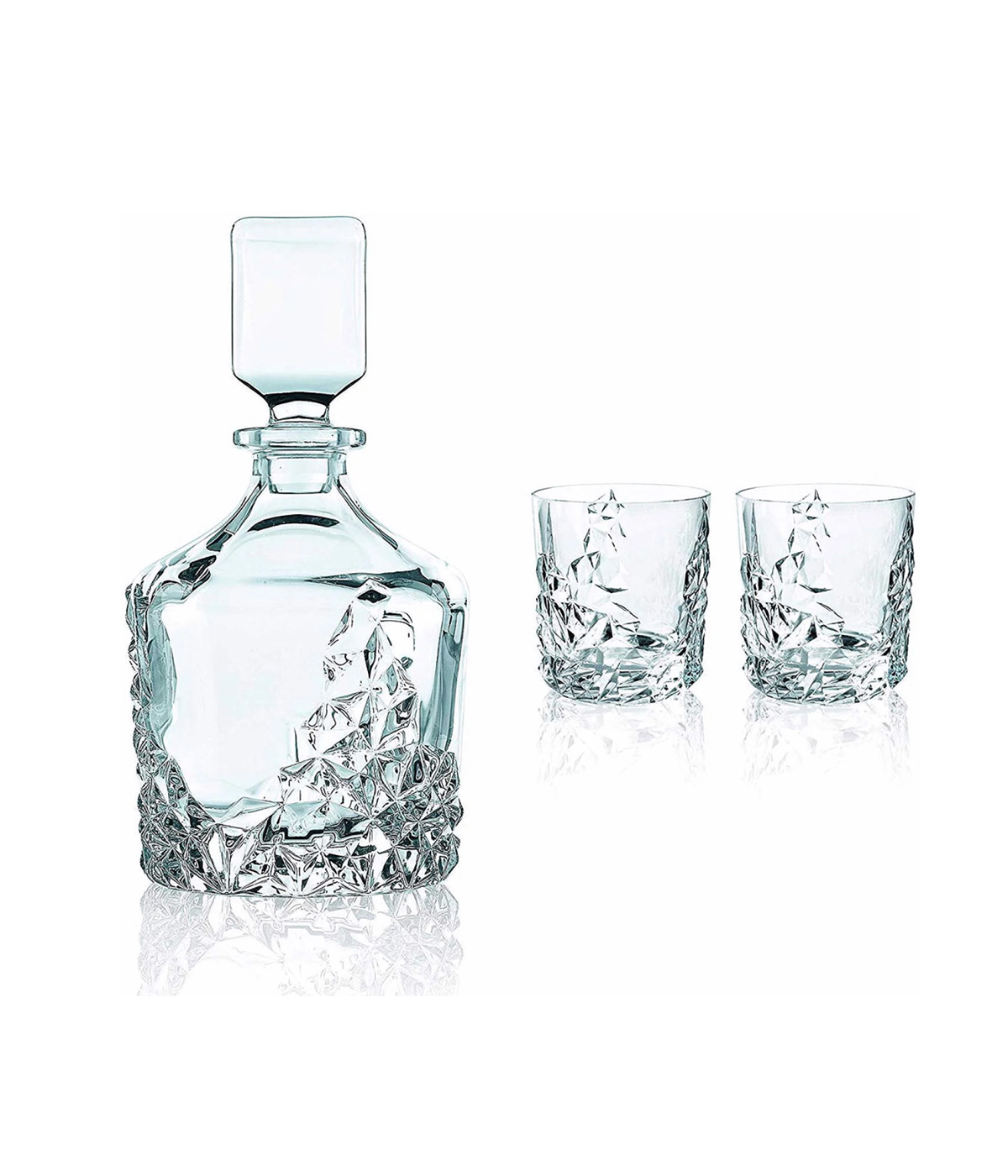 Bộ 1 Bình 2 Cốc Rượu Nachtmann 101984 Whisky Sculpture