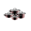 Nồi WMF Topf Set Fusiontec FT Mineral Töpf 4tlg Màu Đỏ Mận