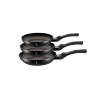 Chảo Berlinger Haus BH/1293NF 3 Cái 20cm 24cm 28cm Màu Đen