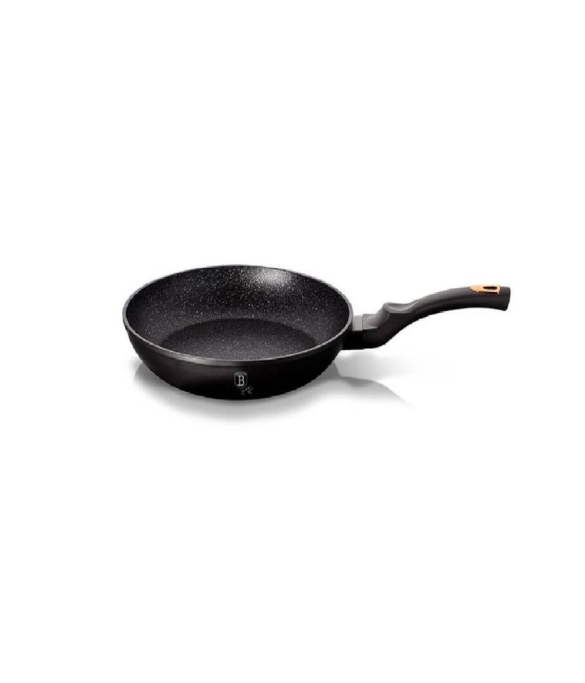 Chảo Rán Berlinger Haus BH/1635N 28cm Lớp Chống Dính Phủ Đá Màu Đen Vàng Hồng
