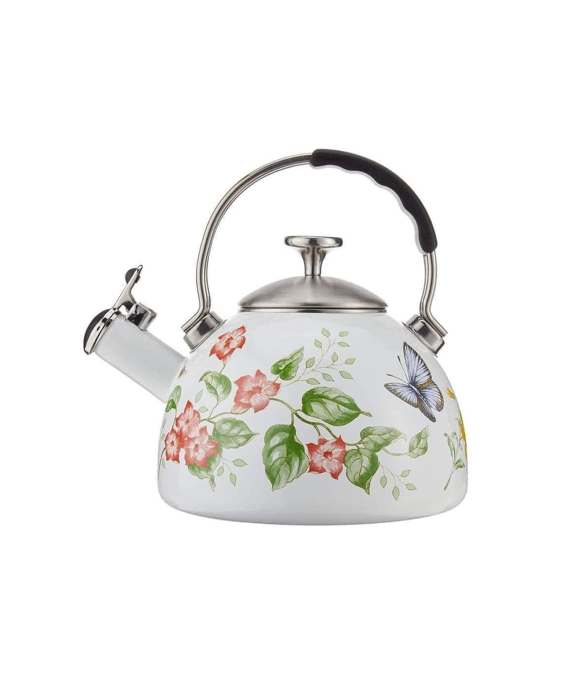 Ấm đun bếp từ thổi sáo Lenox Butterfly Meadow