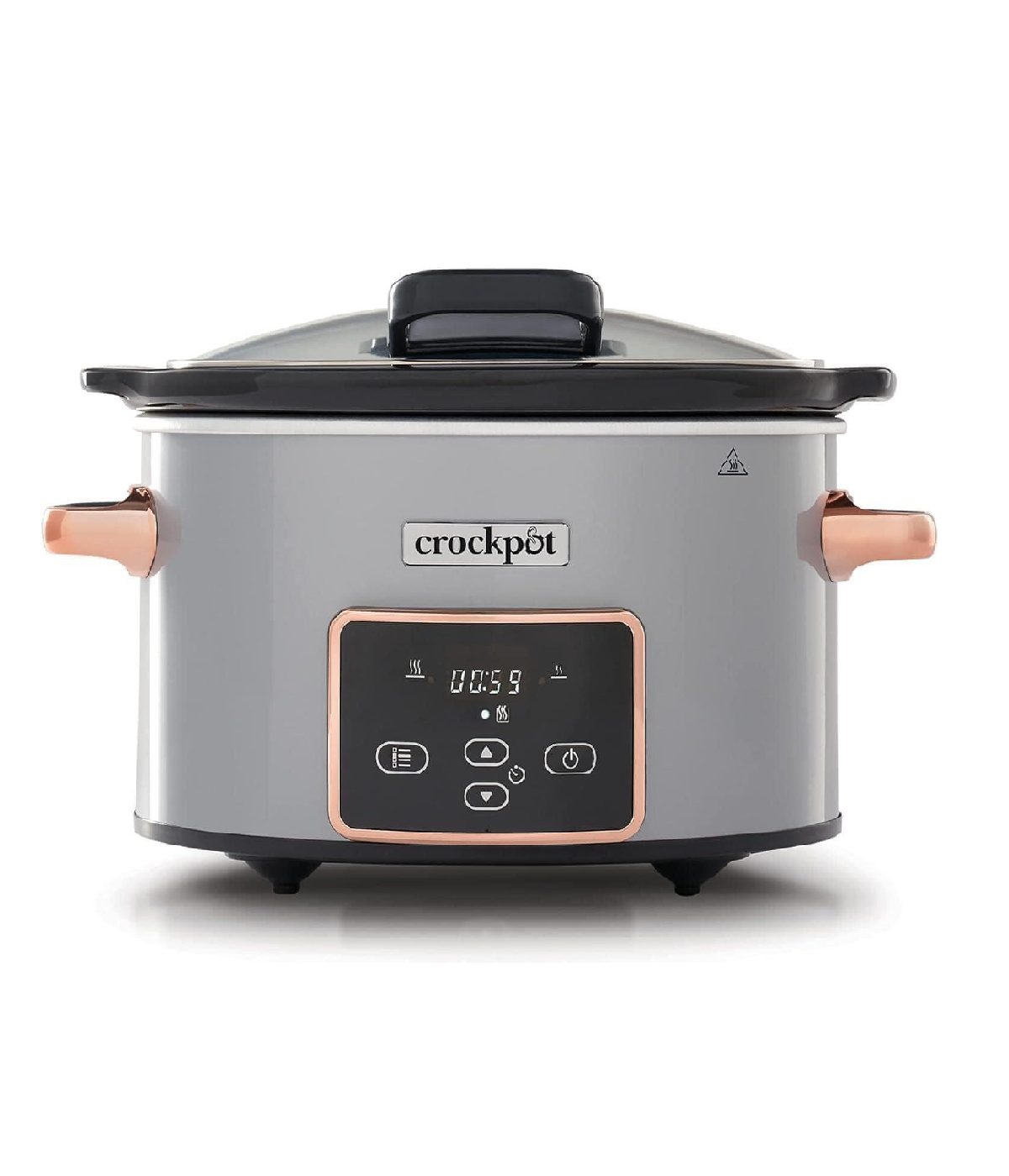 Nồi nấu chậm Crock Pot màu Silver & Roségold