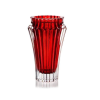Bình hoa Rogaska Crown Jewel 25cm màu đỏ