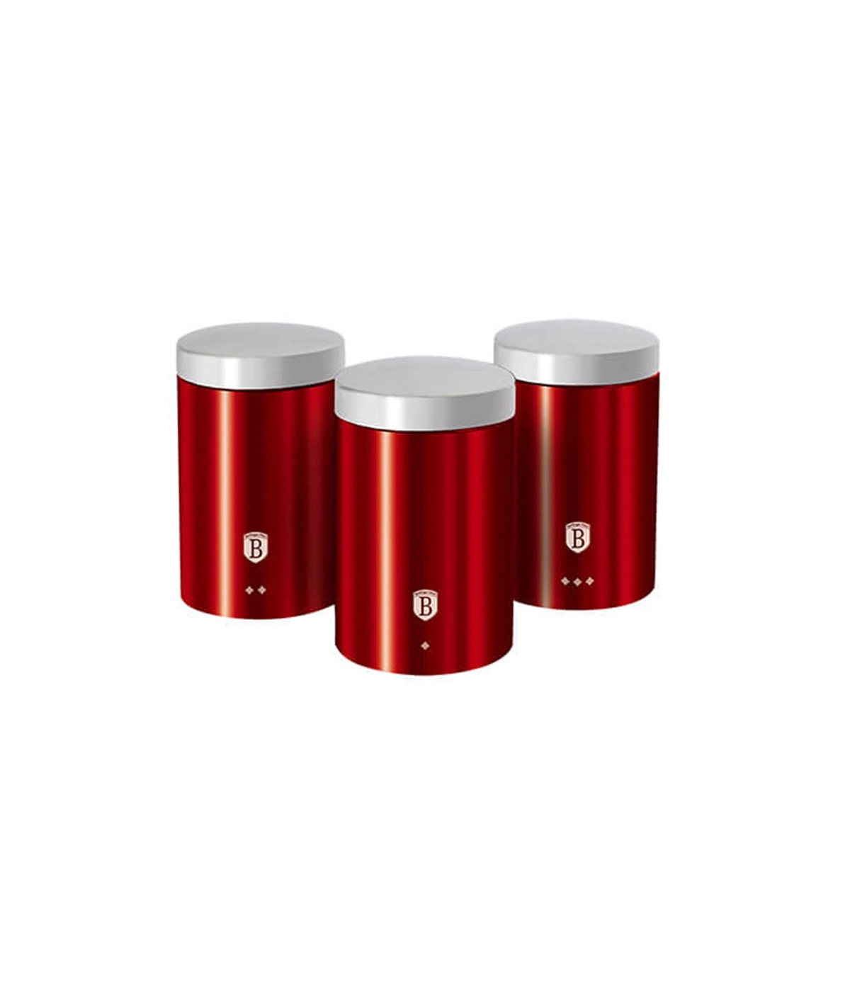 Hộp Đựng Thực Phẩm Berlinger Haus BH1343 Màu Đỏ Ánh Kim