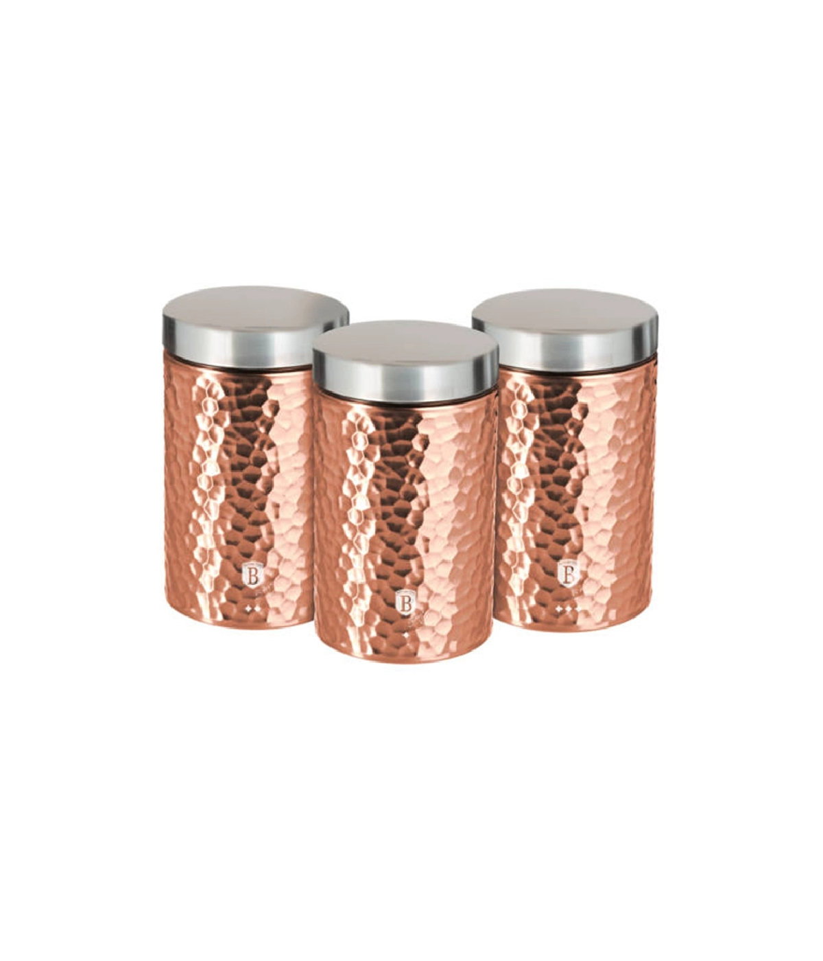 Hộp Đựng Thực Phẩm Berlinger Haus BH6715 Vàng Hồng Có Vân