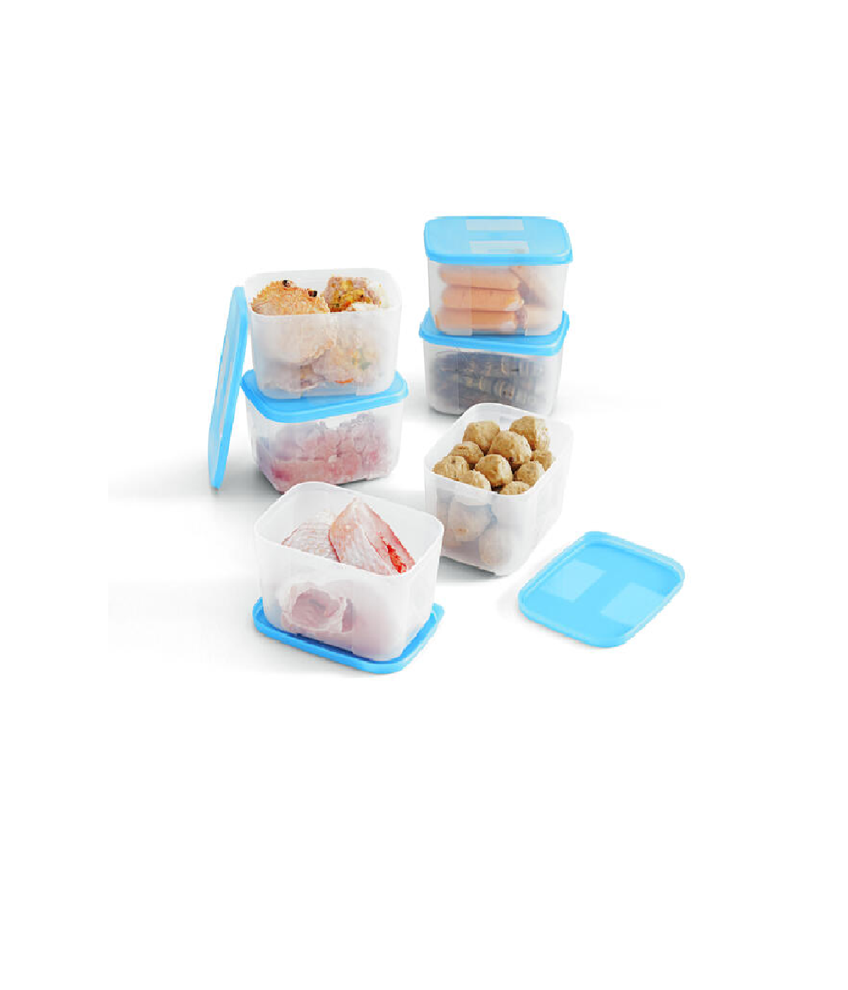Hộp Trữ Đông Tupperware Freezermate Basic 6 Cái