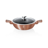 Nồi Chảo 2 Quai Cầm Có Nắp Berlinger Haus BH/1519N 28cm Lớp Chống Dính Bằng Đá Màu Rose Gold