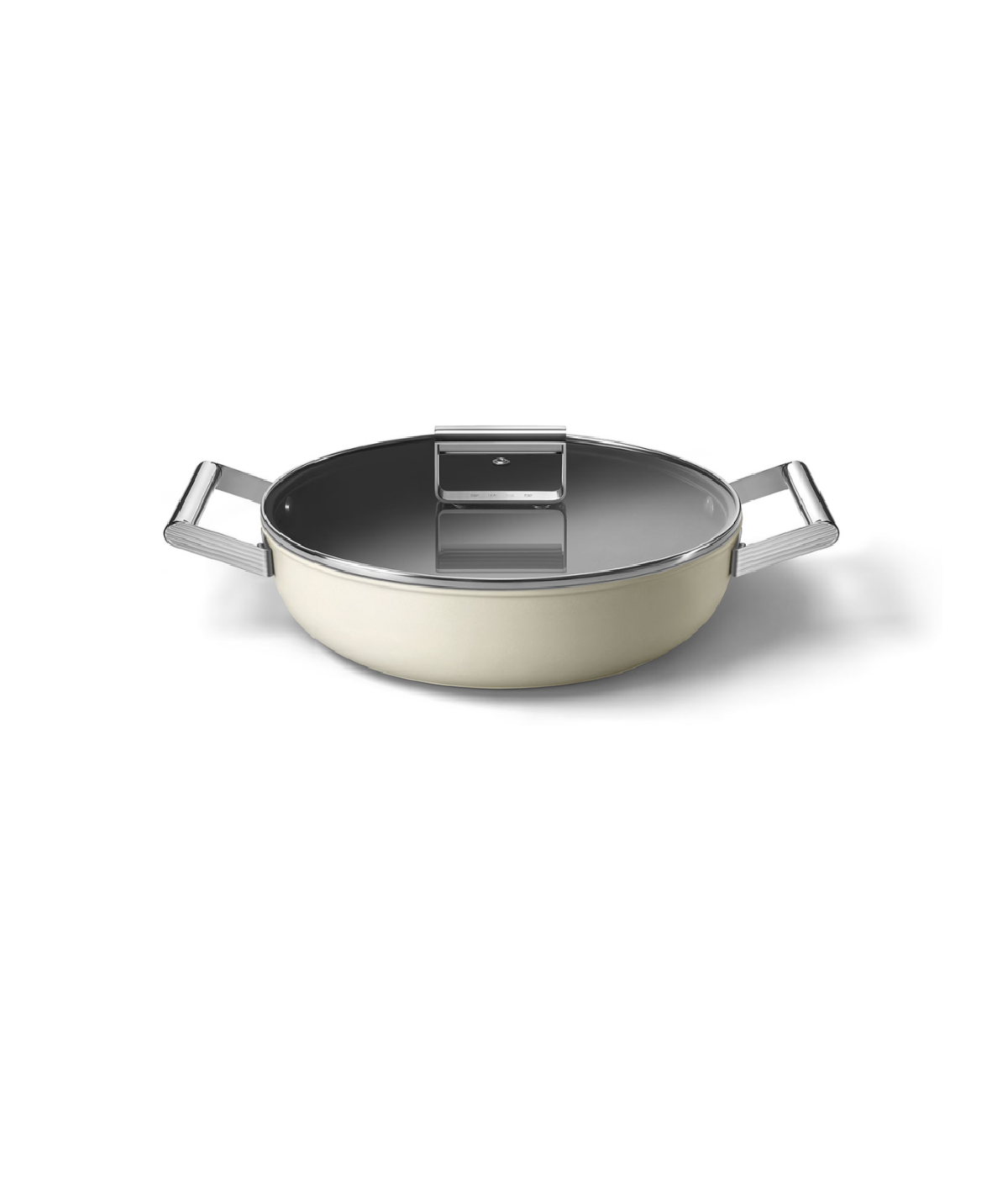 Nồi Chảo SMEG CKFD2811CRM Màu Kem Vung Kính