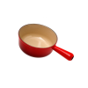 Quánh Gang Không Nắp Lecreuset Schwenkkasserolle 24cm Kirsche Màu Đỏ