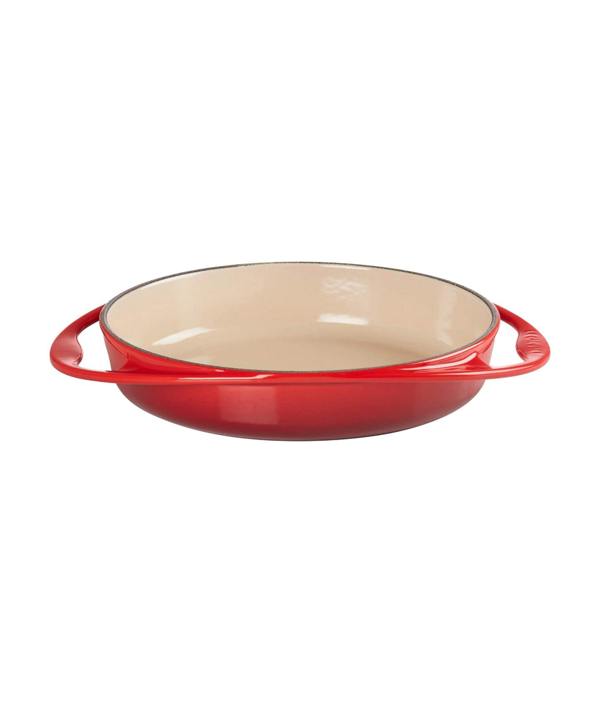 Chảo 2 Quai Cách Điệu Lecreuset Tarte Tatin Backform 25cm Kirsche Màu Đỏ