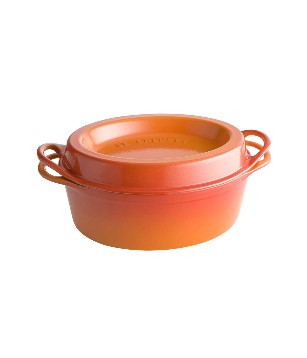 Nồi Gang Lecreuset Bräter Oval Doufeu 32cm Orange Màu Cam