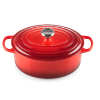 Nồi Gang Lecreuset Bräter Oval Evo 25cm Kirsche Màu Đỏ